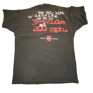 Vintage NASCAR Winston Cup 200 MPH Graphic Tee Fruit Of The Loom Racing Shirt XL